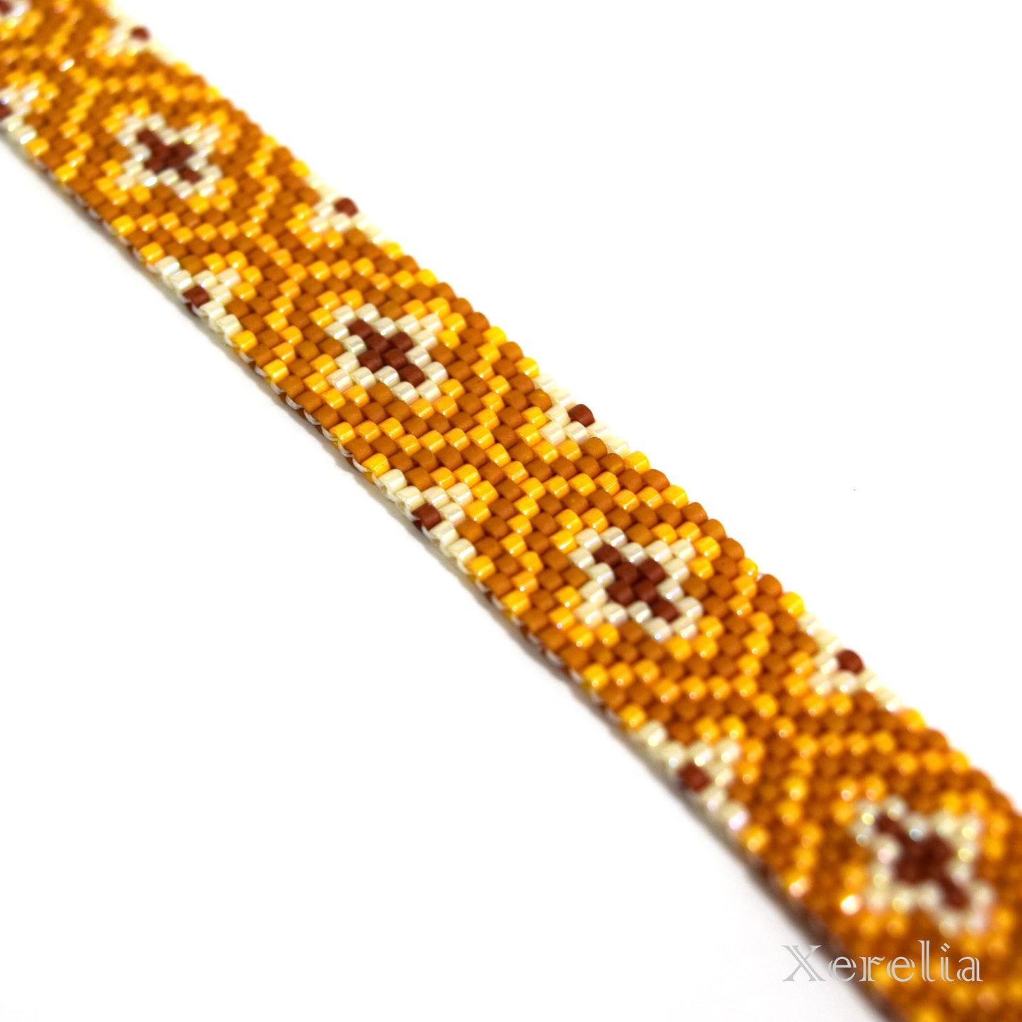 Mustard Yellow Arabesque Bracelet