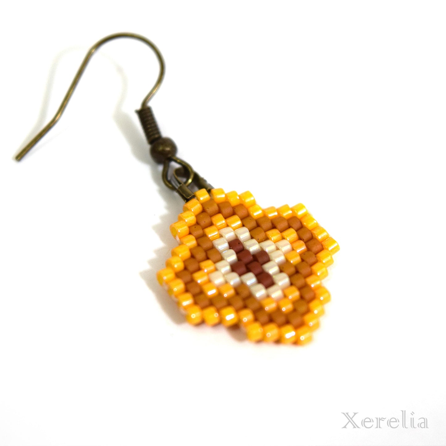 Mustard Yellow Arabesque Earrings