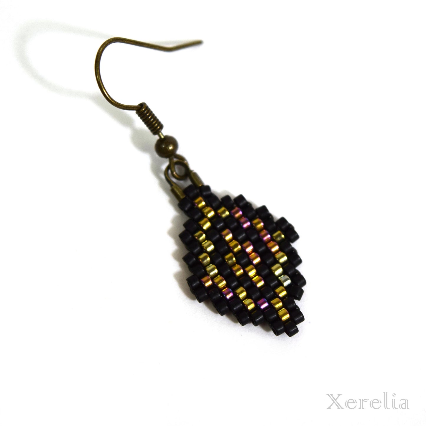 Oil Slick Arabesque Earrings