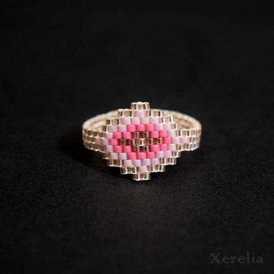 Pretty Pink Arabesque Ring