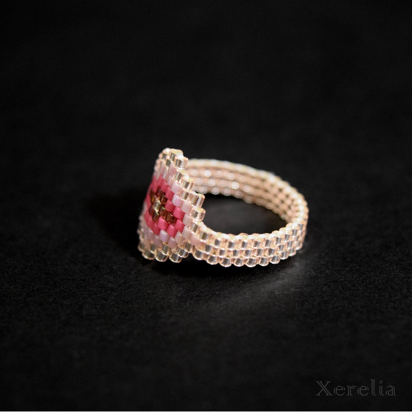 Pretty Pink Arabesque Ring