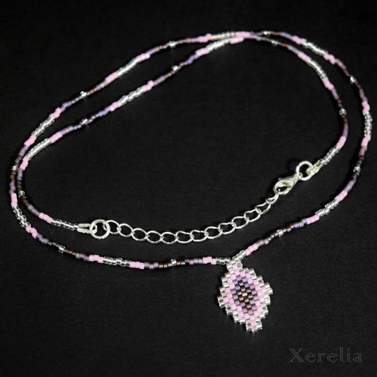 Purple Arabesque Necklace