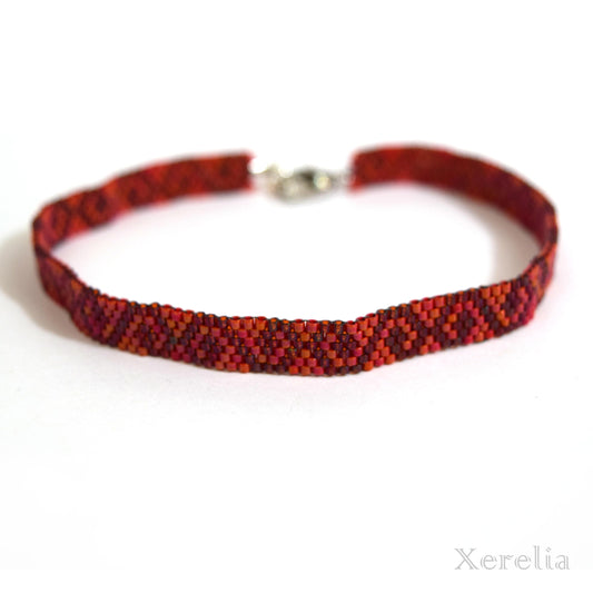 Red Scroll Anklet