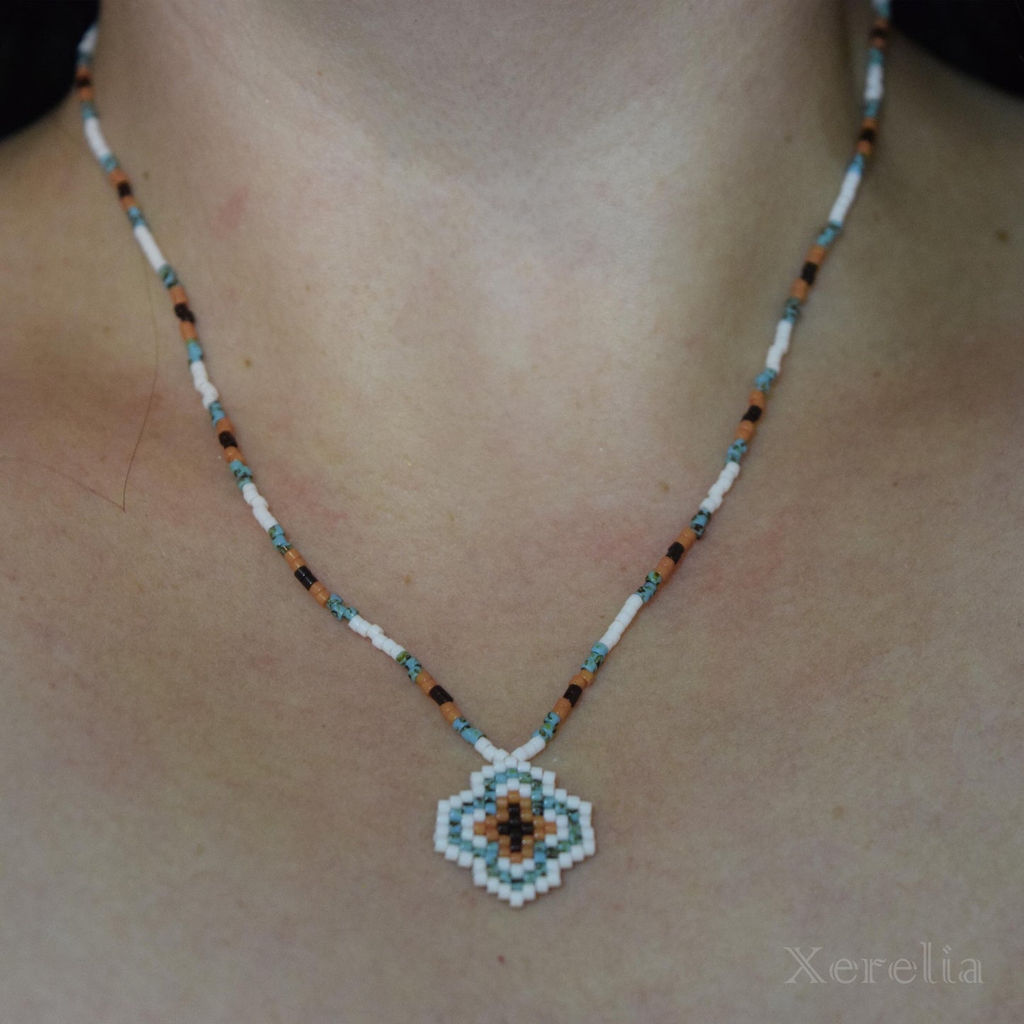 Turquoise Picasso Arabesque Necklace