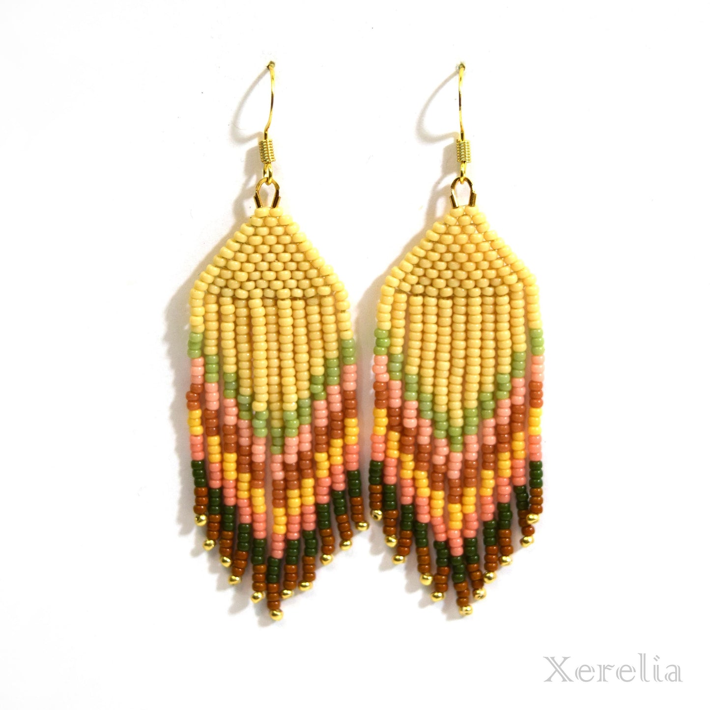 Gingersnap Fringe Earrings