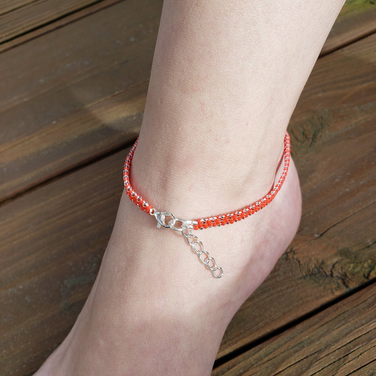 Vermillion Anklet