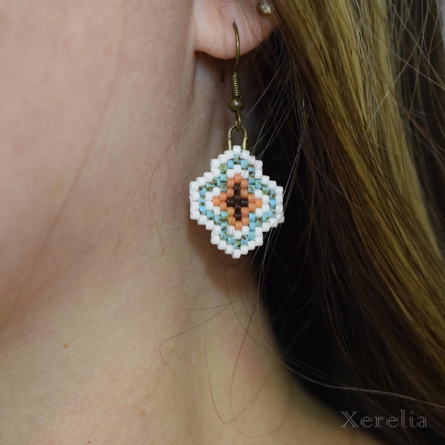 Turquoise Picasso Arabesque Earrings