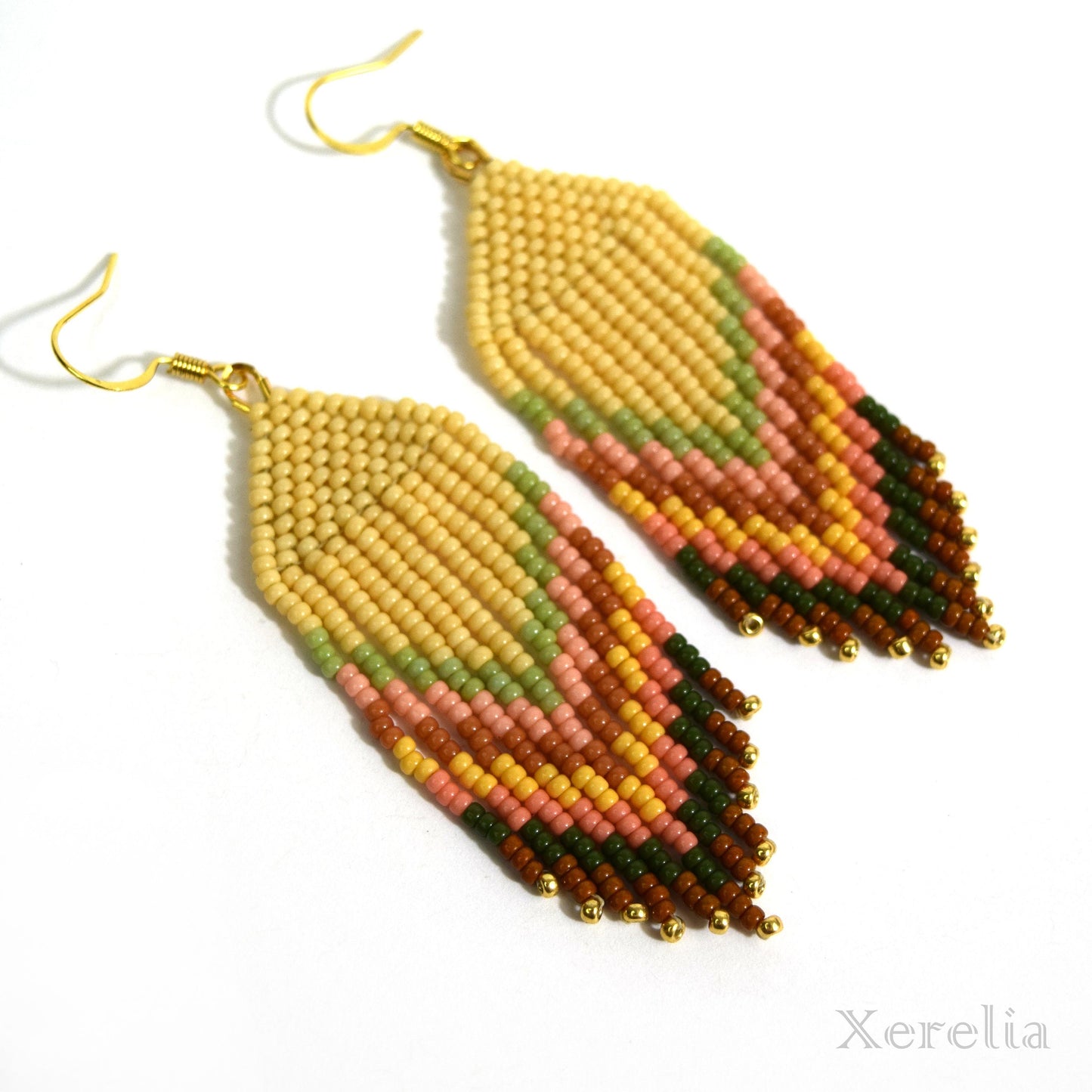 Gingersnap Fringe Earrings