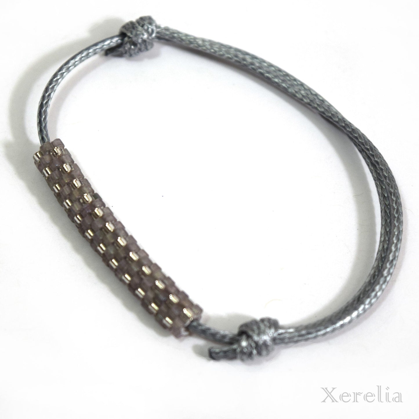 Tweed Pattern Adjustable Bracelet