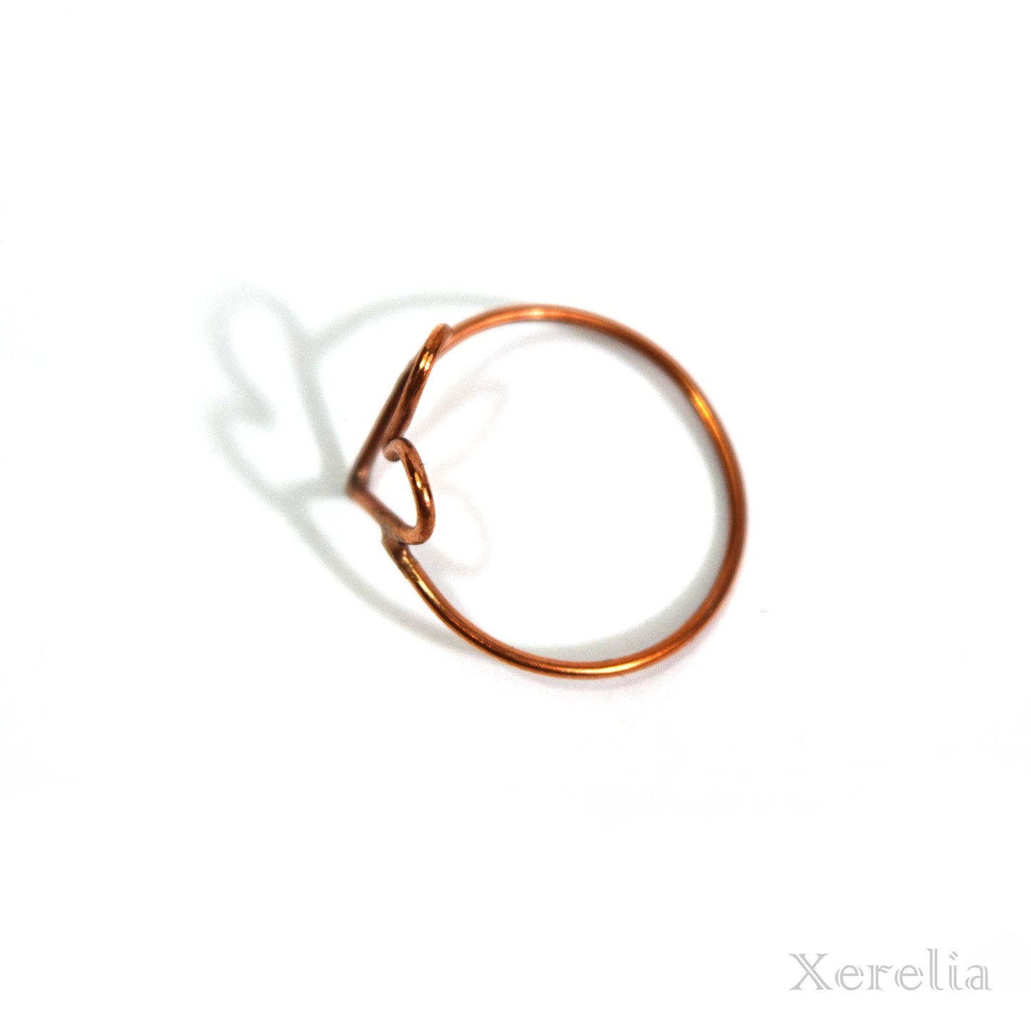 Heart Shape Copper Ring