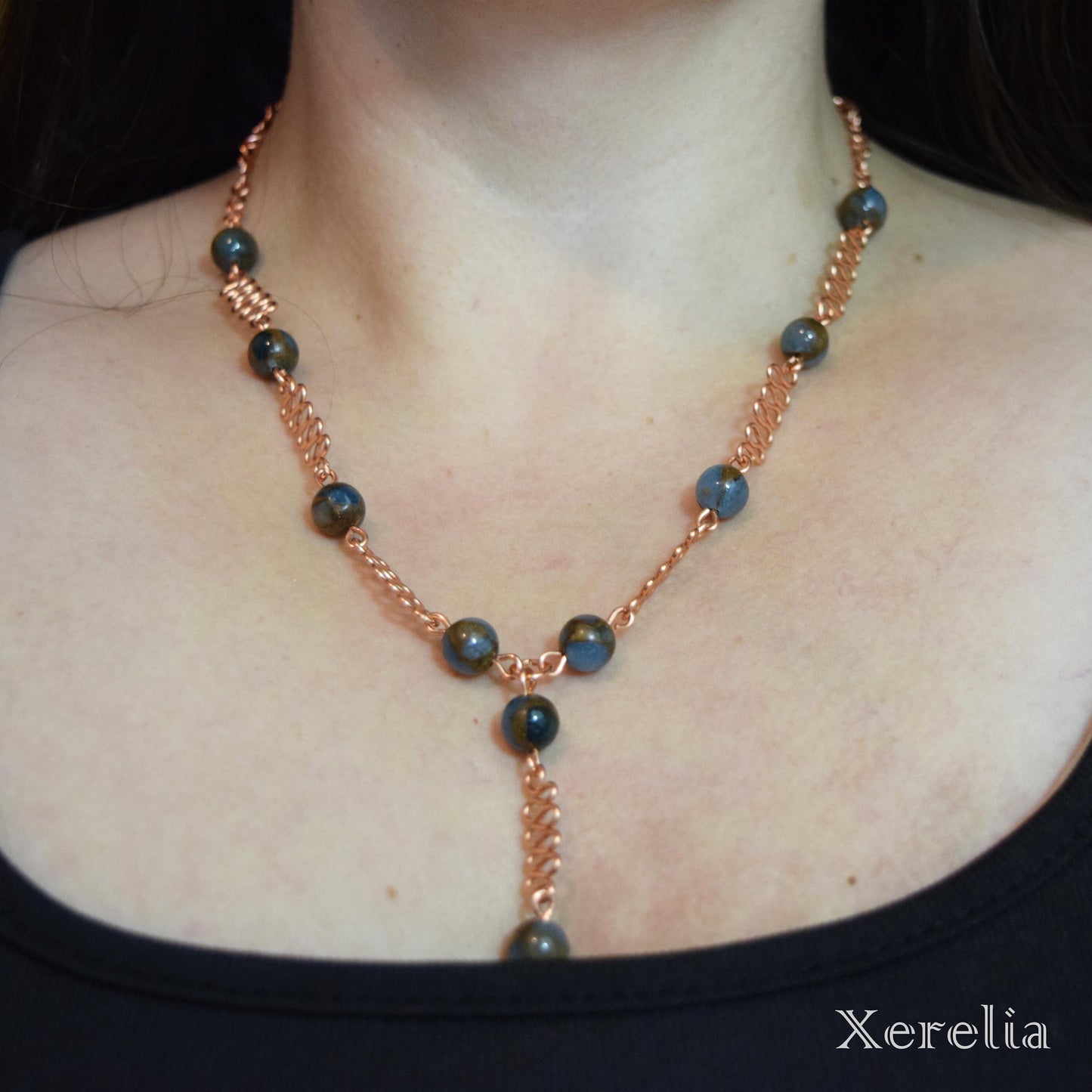 Lake Blue Variscite Necklace