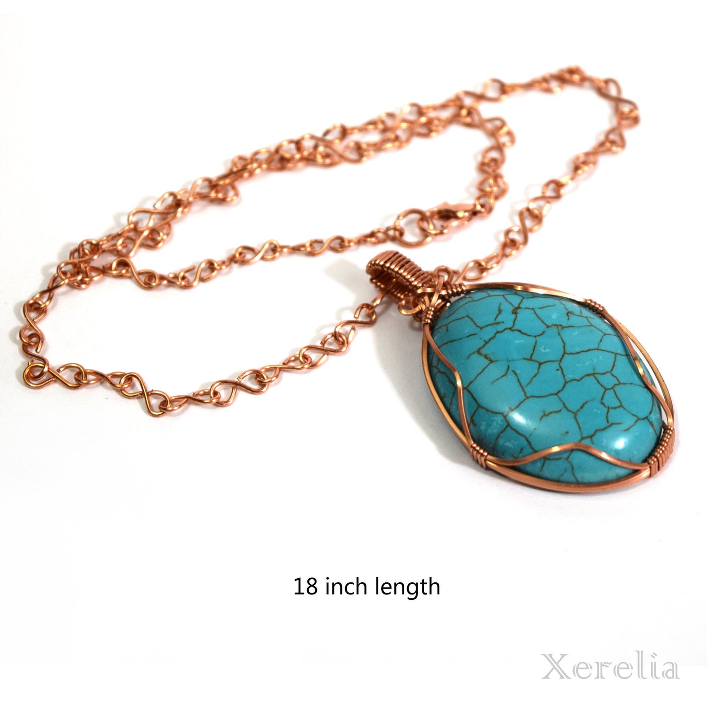 Oval Turquoise Cabochon Necklace