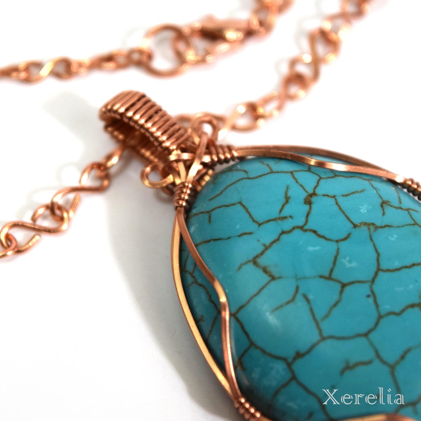 Oval Turquoise Cabochon Necklace